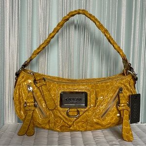 Yellow Guess Shoulder Bag NWT
